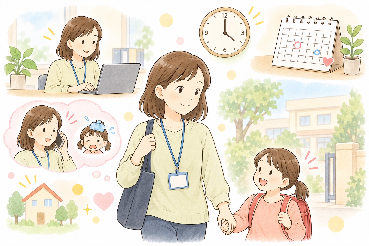 主婦・主夫の方も働きやすい環境のイメージ